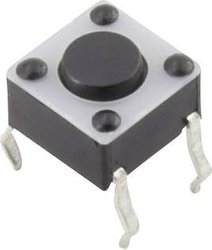 Przycisk TRU COMPONENTS YST-1102 1386948, 12 V/DC, 0.05 A, 1 szt.