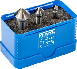 Pogłębiacz stożkowy zestaw PFERD SET KES HSS DIN 335 C90° 3 25202152  1 szt.