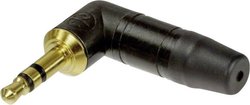 Złącze męskie jack 3,5 mm NTP3RC-B Neutrik NTP3RC-B złącze męskie kątowe Ilość styków: 3 stereo czarny 1 szt.