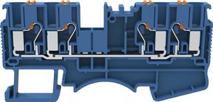 Kwadratowy zacisk szeregowy Degson DS2.5-, kwadratowy, niebieski 0,2 mm² - 4 mm² Terminal przepustowy Degson DS2.5-QU-01P-12-00A(H) zacisk push-in  1 szt.