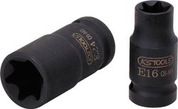 Gniazdo zasilające 3/8", Torx-E, krótkie, E7 Nasadka udarowa KS Tools 515.0982 1 szt.