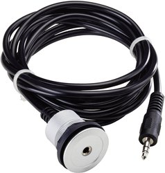 Kabel audio, Jack Schlegel RRJ_KL3.5, [1x złącze męskie jack 3,5 mm - 1x złącze żeńskie jack 3,5 mm], 2.00 m, czarny