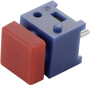 Przycisk 100 V 1 A 1xwyłącz / (włącz) DS-660S-S RD chwilowy 1 szt.
