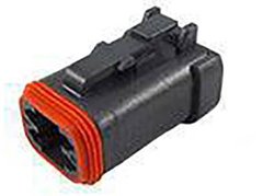 Obudowa złącza pin żeńskiego na kabel TE Connectivity DT06-4S-EP06, wire-to-wire, piny: 4, 1 szt.