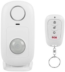 Czujnik ruchu Smartwares SMA-40152 SMA-40152 z pilotem zdalnego sterowania 100 dB biały