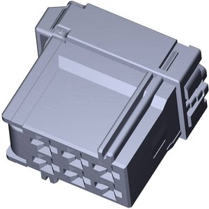 Obudowa złącza pin żeńskiego na kabel TE Connectivity MCP 8-968970-2, automotive, piny: 6, 24 A, 1 szt.