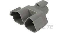 Obudowa złącza pin męskiego na kabel TE Connectivity DT04-3P-P007, wire-to-wire, piny: 3, 1 szt.