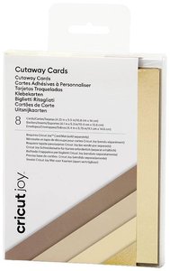 Cricut Joy™ Cutaway Cards Zestaw kart  brązowy, jasnobrązowy, beżowy, złoty