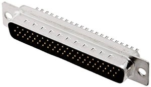 Listwa męska D-Sub encitech HDS-62-M-T-B-S 2101-0300-04, rzędy: 3, styki: 62, 180 °, 1 szt.