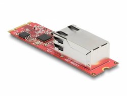 Delock 62985 62985 Konwerter interfejsów [1x RJ45 (1/2.5 Gbit/s) - 1x złącze męskie M.2 Key B, złącze męskie M.2 Key M]