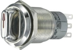 Przełącznik obrotowy wandaloodporny TRU COMPONENTS 701812, 250 V/AC, 3 A, Pozycje przełączenia 2, 2 x 45 °, IP65, 1 szt.