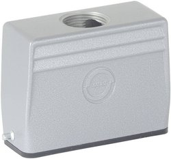 Obudowa wtyczki, wersja niska, bolce pod klamrę pojedynczą, proste wejście kablowe seria H-A 16 Obudowa typu Hood M25 EPIC® H-A 16 LAPP 19565300 1 szt.