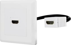 Przejściówka, adapter HDMI Renkforce RF-4538136, [1x złącze żeńskie HDMI - 1x złącze żeńskie HDMI]