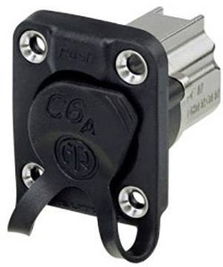 Złącze męskie RJ Neutrik NE8FDX-Y6-W, RJ45, CAT 6a, piny:8P8C, 1 szt.