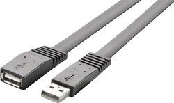 Kabel USB Renkforce, USB 2.0, Złącze męskie USB-A, Złącze żeńskie USB-A, 2.00 m