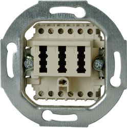 Gniazdo TAE Płytka przycisku Kopp 33369391, aluminiowy