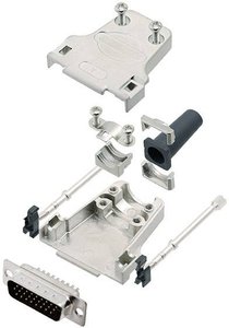 Zestaw listew męskich D-Sub Amphenol L17DTZF09-LJS-RG+L717HDE15P, rzędy: 3, styki: 15, 180 °, 1 szt.