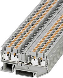 Listwa przelotowa wciskowa Phoenix Contact PIT 2,5-QUATTRO, 0,14 - 4 mm2, 24 A, szara