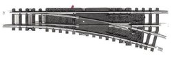 Zwrotnica Minitrix T14939 H 15°, prawa H, w skali N