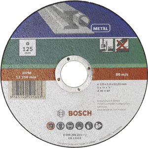 Tarcza tnąca prosta Bosch Accessories A 46 T BF 2609256314 115 mm 1 szt.