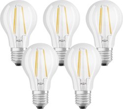 E-27  LED  6.5 W = 60 W  ciepła biel    filament Żarówka LED OSRAM 4058075090569 E-27 6.5 W = 60 W 806 lm ciepła biel 5 szt.