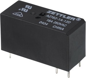 Miniaturowy przekaźnik mocy AZ762, 16 A Zettler Electronics AZ762-1A-48DE 48 V/DC 1 NO