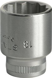 Nasadka 18 mm Stahlwille 45 18 02010018 Podwójny sześciokąt 1 szt.