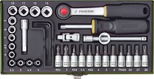 Zestaw kluczy nasadowych Proxxon Industrial  23080 1/4'' (6,3 mm)