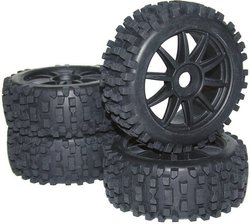 Koła kompletne Buggy Reely, opony Big Core, skala 1:8, zestaw - 4 sztuki