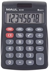 Maul MJ 450  Kalkulator stołowy czarny Wyświetlacz: 8 bateryjne, energią słoneczną (S x W) 113 mm x 72 mm