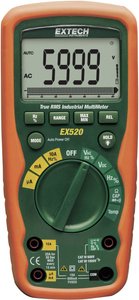 Multimetr cyfrowy Extech EX520, 0.1 mV - 1000 V, 0.1 µA - 10 A, CAT III 1000 V, CAT IV 600 V