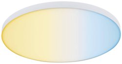 Panel LED Smart Home Zigbee Velora okrągły 400mm przestrajalny biały biały ściemnialny Lampa sufitowa LED Paulmann Velora 79895 22 W