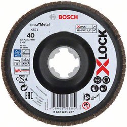 Tarcza lamelkowa Bosch Accessories X-LOCK 2608621767 Średnica 125 mm 1 szt.