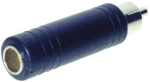 Adapter jack  złącze męskie RCA/cinch - złącze żeńskie jack 6,3 mm Mono TRU COMPONENTS TRU-AP 57005203  1 szt.