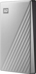 WD My Passport Ultra 1 TB Zewnętrzny dysk twardy 6,35 cm (2,5'') USB-C® srebrny WDBC3C0010BSL-WESN