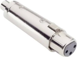 Przejściówka, adapter Adam Hall 7858 [1x złącze żeńskie XLR - 1x złącze żeńskie RCA/cinch]
