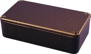 Obudowa uniwersalna Hammond Electronics, aluminium, czarny (ral 9005), (D x S x W) 254 x 70 x 34.5 mm, 1 szt.
