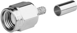 Złącze R-SMA Telegärtner J01150R0001 J01150R0001 złącze męskie proste 50 Ω 1 szt.