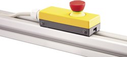 Wyłącznik awaryjny Schlegel MBP_FRVKOO, 250 V/AC, 2 NC, 2 NO, 1 szt.