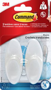 Hak samoprzylepny 3M  BATH18FGN 2 szt.