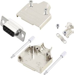 Zestaw listew żeńskich D-Sub MH Connectors MHDM9-DM9S-K, rzędy: 2, styki: 9, 180 °, 1 szt.