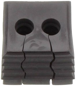 Element uszczelniający CONTA-CLIP KDS-DE 2X5-6 BK 28556.4, (D x S x W) 20.3 x 20.3 x 17.7 mm, termoplastyczny elastomer, 10 szt.