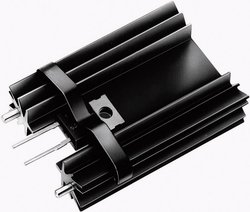 Radiator żeberkowy Fischer Elektronik SK 104 25,4 STC-220 + THF 104 14 K/W