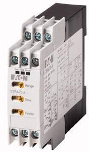Przekaźnik czasowy, 2 W, 0,05 s - 100 h, wielofunkcyjny, 24 - 240 V AC/DC, przyłącze potencjometru Przekaźnik czasowy Eaton ETR4-70-A 031888, 1 szt.
