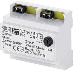 Nieregulowany zasilacz DC Block DCT 12-1 DCT 12-1  12 V/DC 1 A 12 W Ilość wyjść:1 x