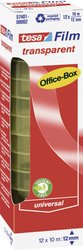 przezroczysta taśma samoprzylepna tesafilm® - o uniwersalnym zastosowaniu, silna przyczepność Taśma samoprzylepna tesa  57401-00002-03 OFFICE-BOX (D x S) 10 m x 12 mm 10 m 12 szt.