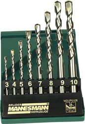 Zestaw wierteł krętych do kamienia Brüder Mannesmann M54309 1 szt.