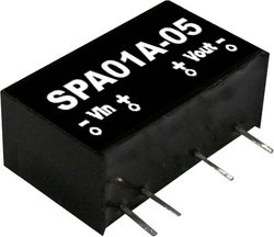 Przetwornica napięcia DC/DC MeanWell serii SPA01 SIP / SIL6 Case Single Output: 2:1 moc: 1W Moduł przetwornicy DC/DC Mean Well SPA01B-12 SPA01B-12, 1 W, 83 mA, 1 szt.