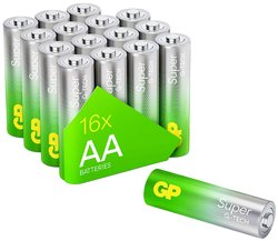 GP Batteries Super Bateria AA/R06 alkaliczno-manganowe 1.5 V 16 szt.