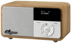 Radio Sangean DDR-7X DAB+, UKW blokada klawiszy, wielokrotne ładowanie drewno (jasny)